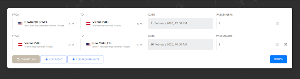 WD Flight Reservation Preview